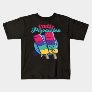 fruity popsicle ice cream Kids T-Shirt